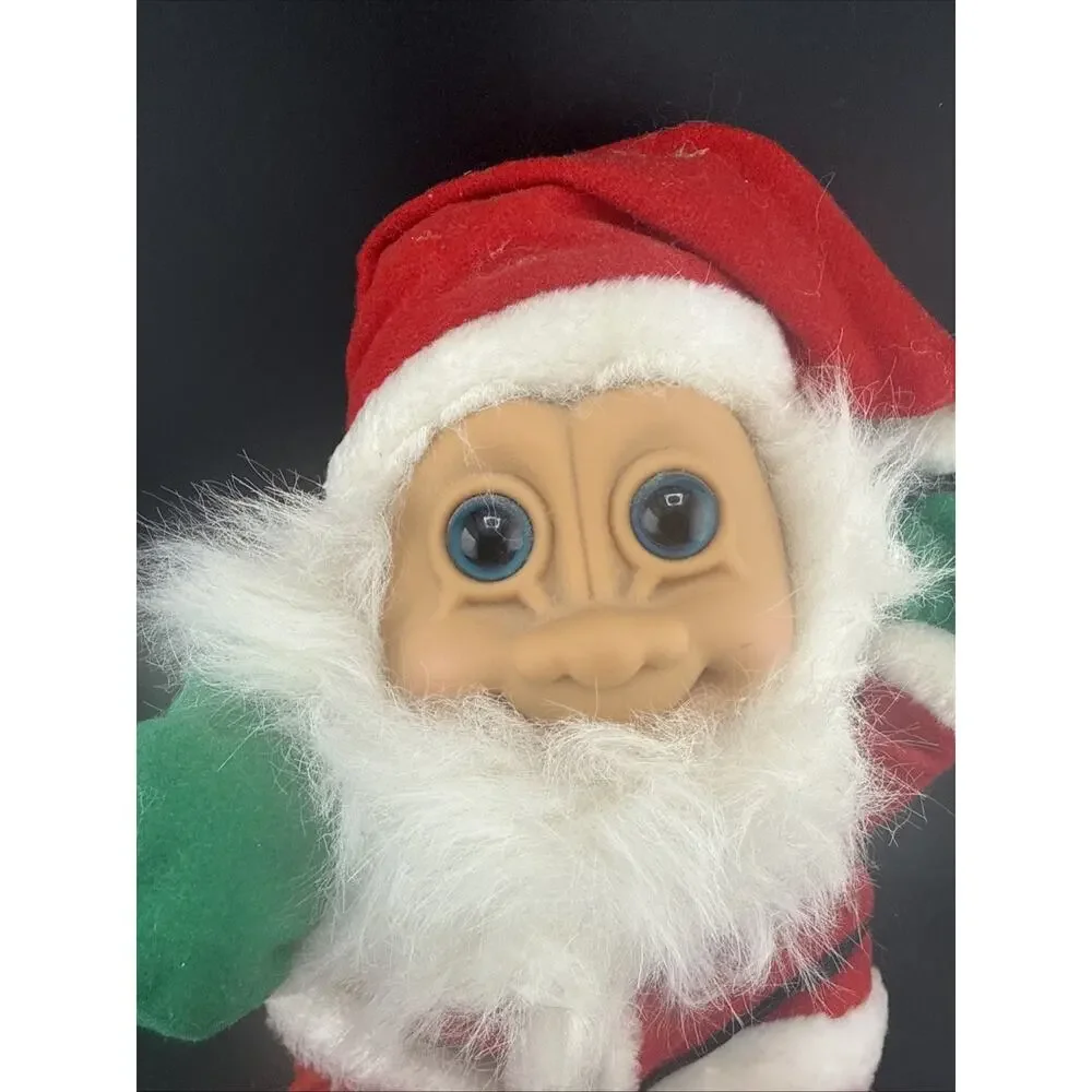 Russ Berrie Troll Kidz Mr. Santa Claus Plush Doll Toy 12